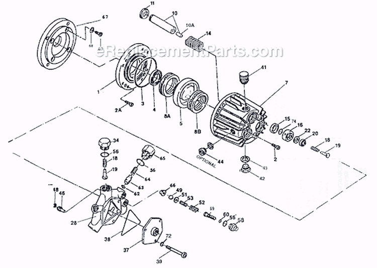 Page B Diagram and Parts List for PW225500LE  Campbell Hausfeld Pressure Washer
